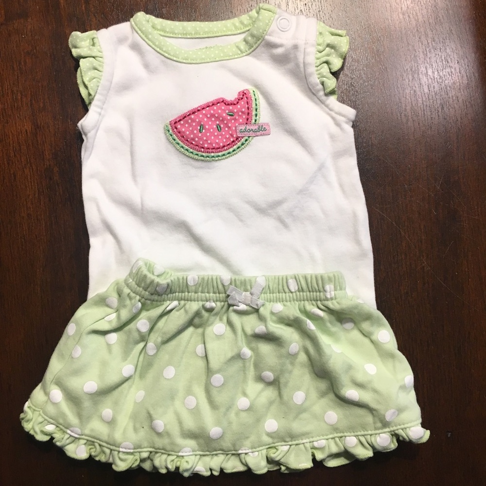 Watermelon Skirt Set